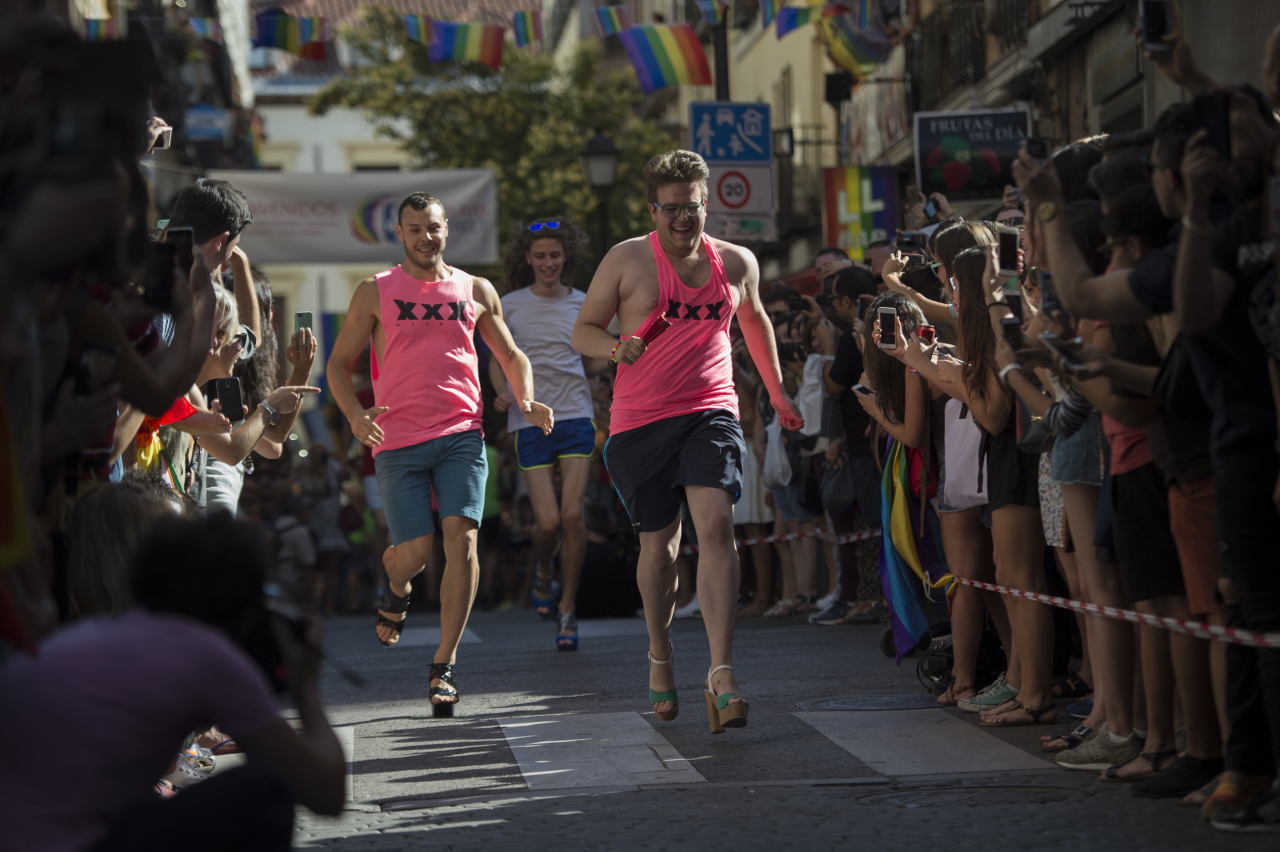 Carrera de tacones