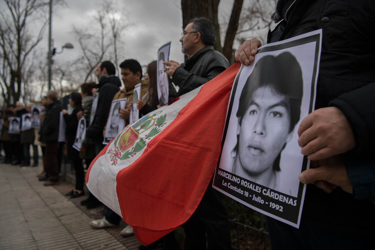 Protesta contra el indulto a Fujimori