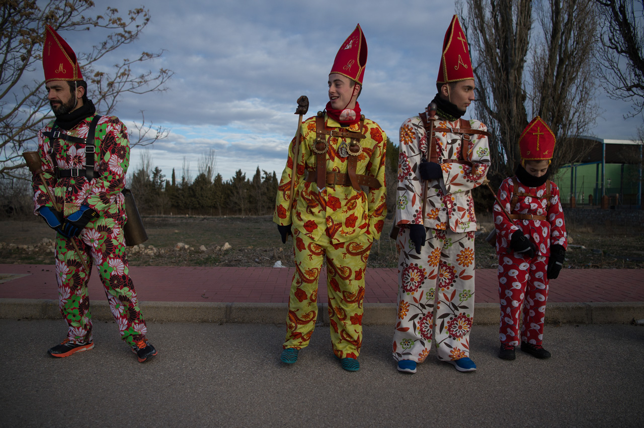 Los personajes de la Endiablada dan juego para retratar una de las tradiciones más antiguas de España.