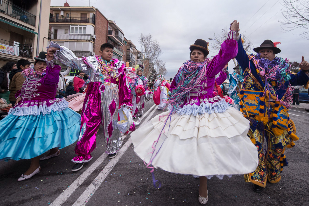 El baile es algo fundamental en el Carnaval Boliviano.