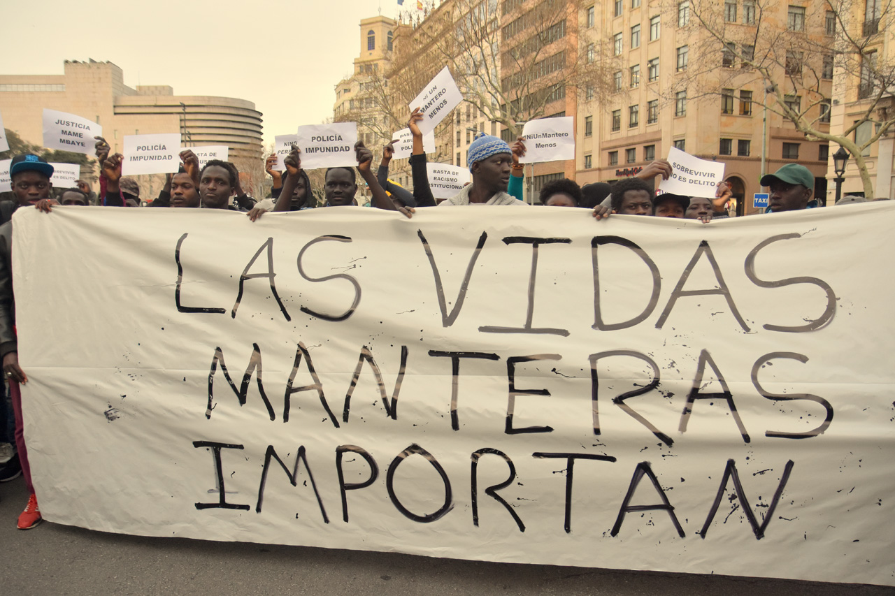 Protesta Manteros