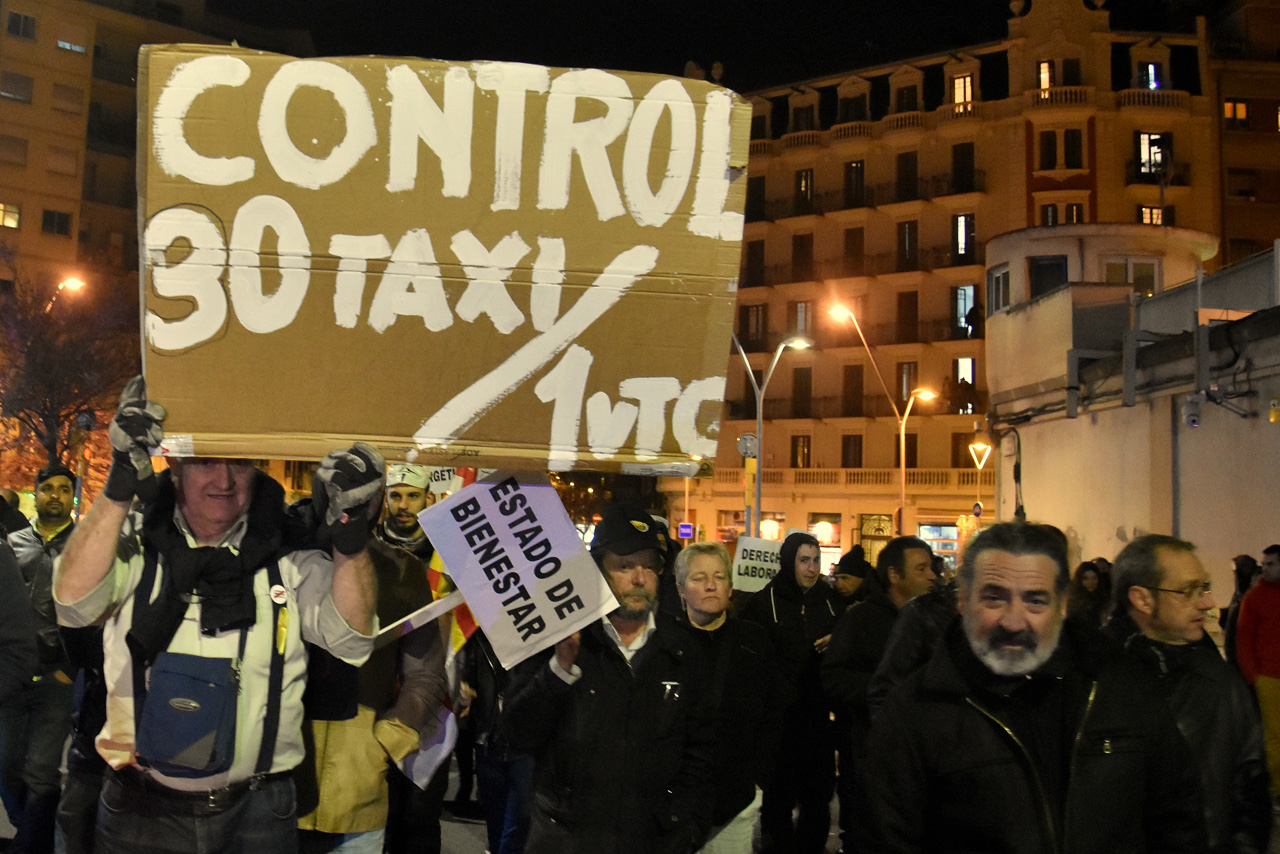 Taxistas Barcelona