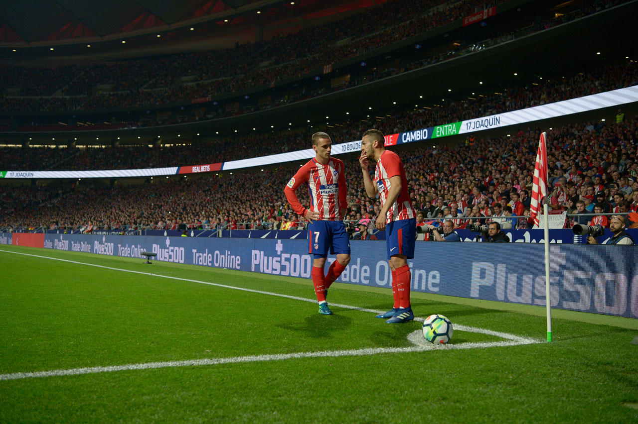 Antoine Griezmann y Koke