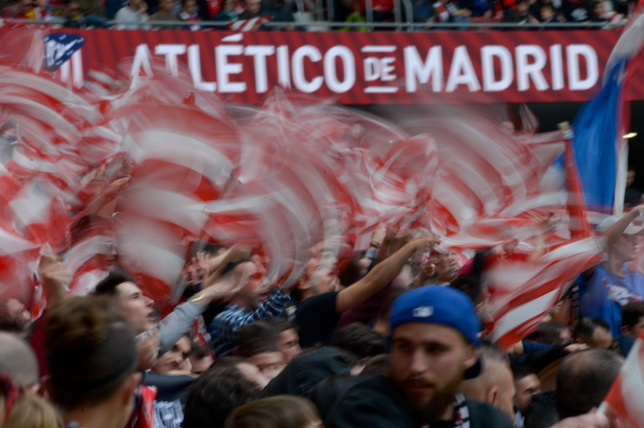 Fans Atletico de Madrid
