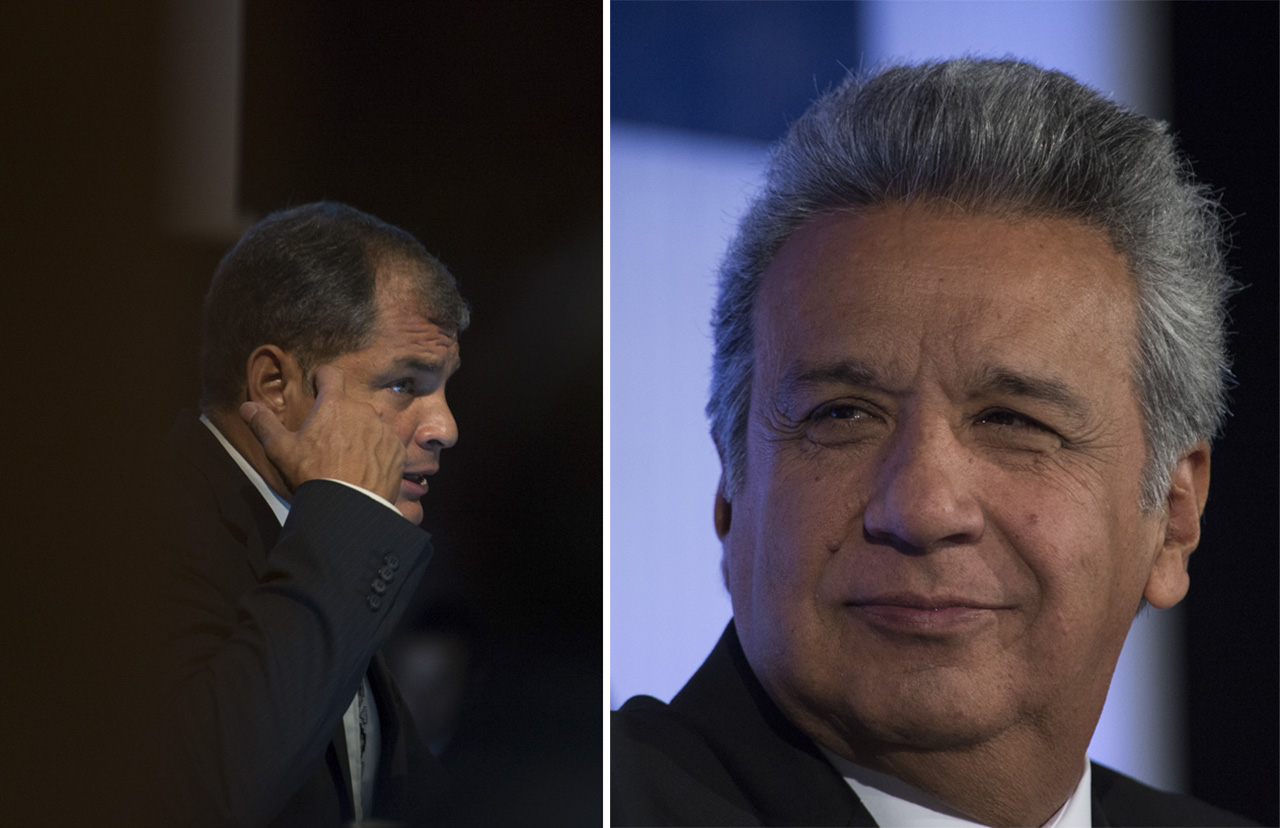 Rafael Correa y Lenín Moreno