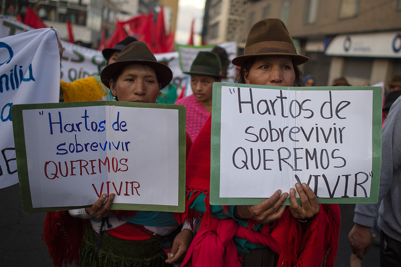 Movilizaciones del Movimiento Indígena.