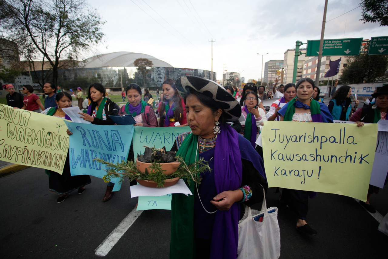 Marcha feminista Ecuador