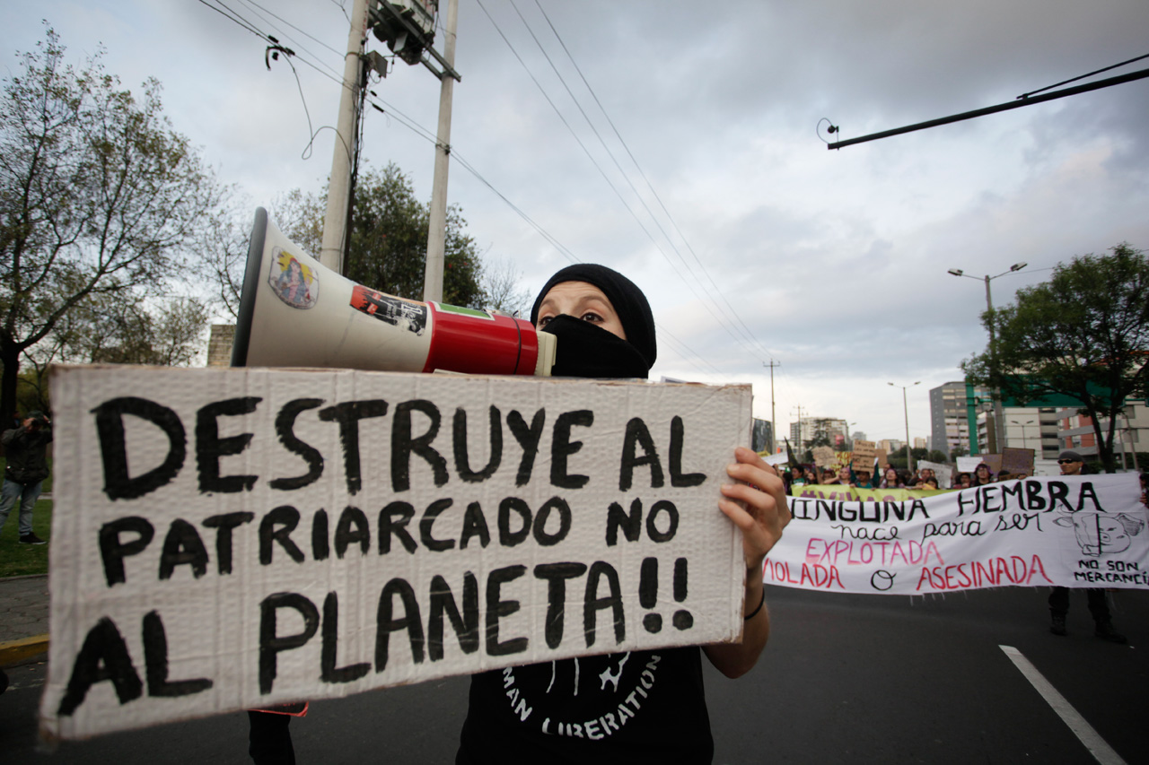 Marcha Feminista en Ecuador