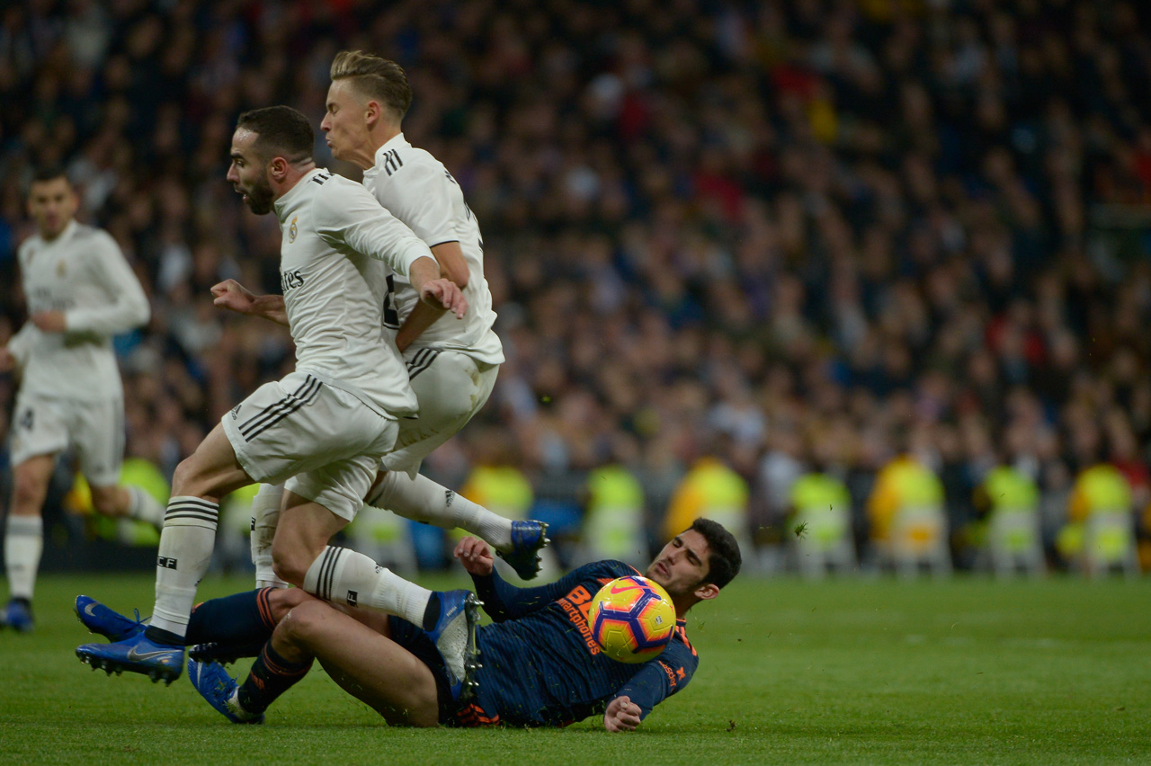 Dani Carvajal y Marcos Llorente