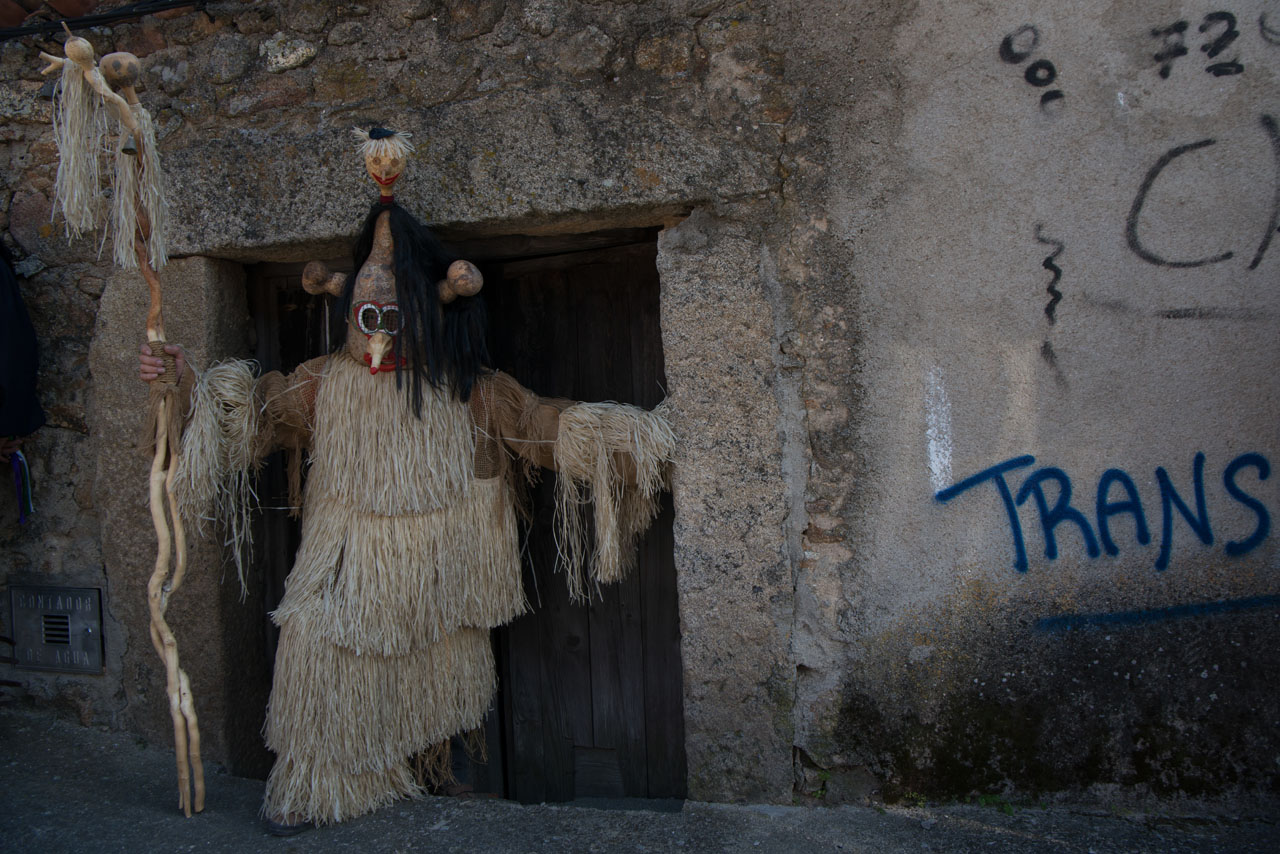 Harramachos de Navalacruz en la fiesta de Mascarávila.