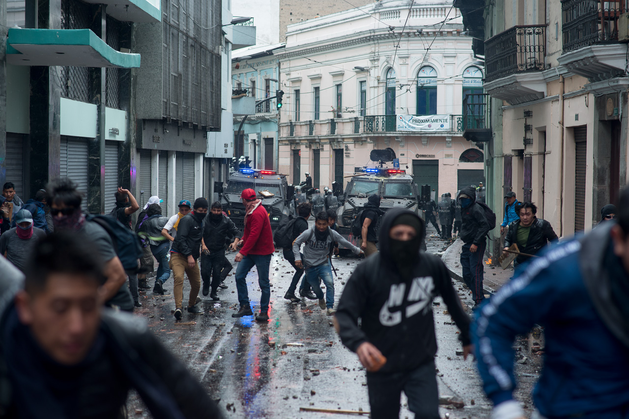 Protestas Ecuador