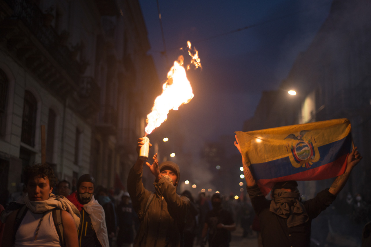 Protestas Ecuador