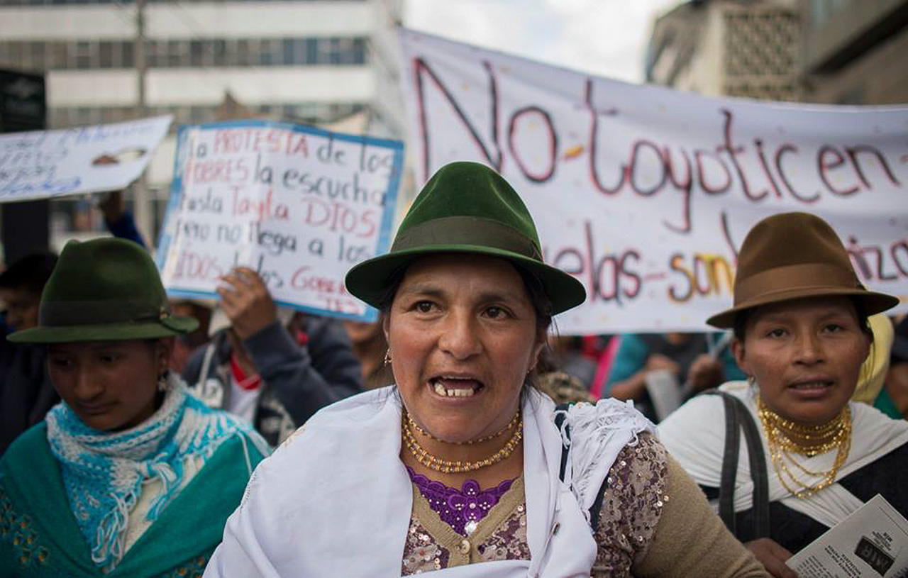 Mujeres Levantamiento Indígena