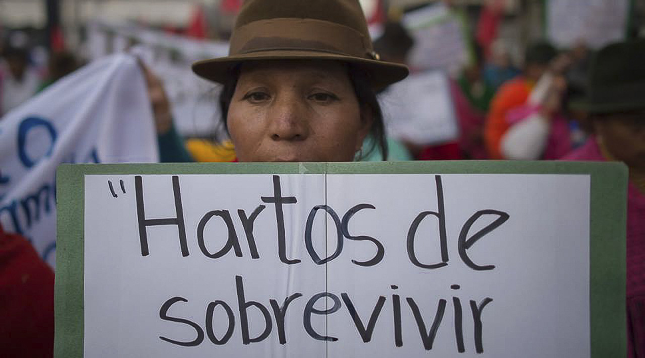 Conaie y las organizaciones sociales del Ecuador están en el límite de la tolerancia por la violencia que ejerce el estado Ecuatoriano y Lenin Moreno.