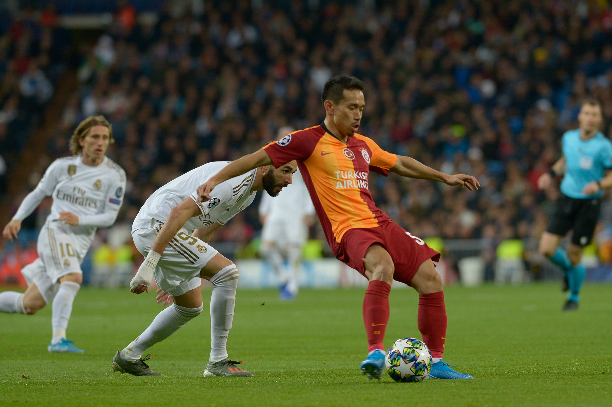 El oportunismo de Karim Benzema siempre está presente en cada partido.