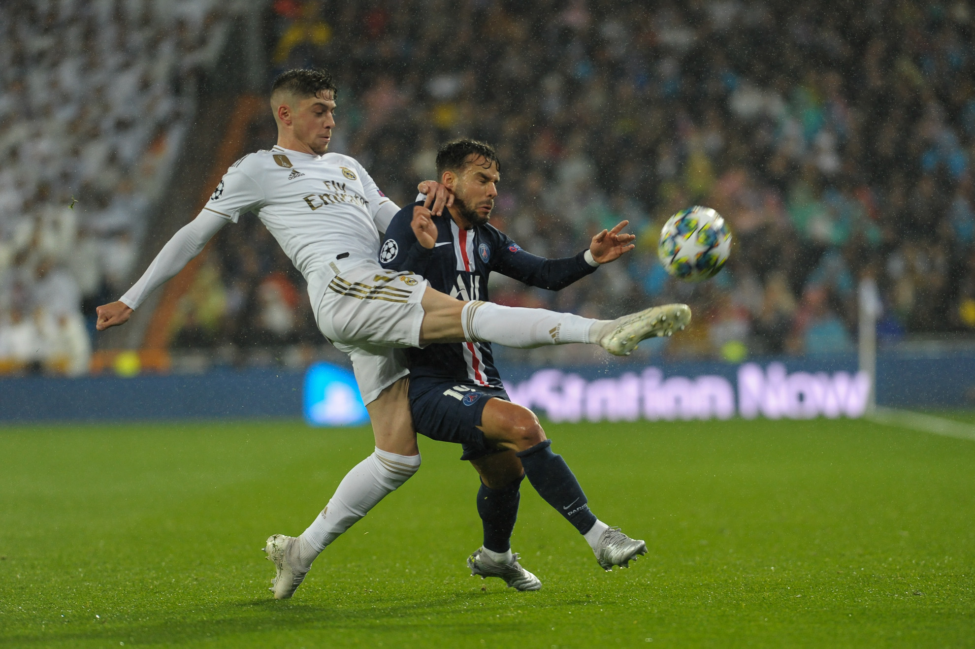 Valverde durante el partido.