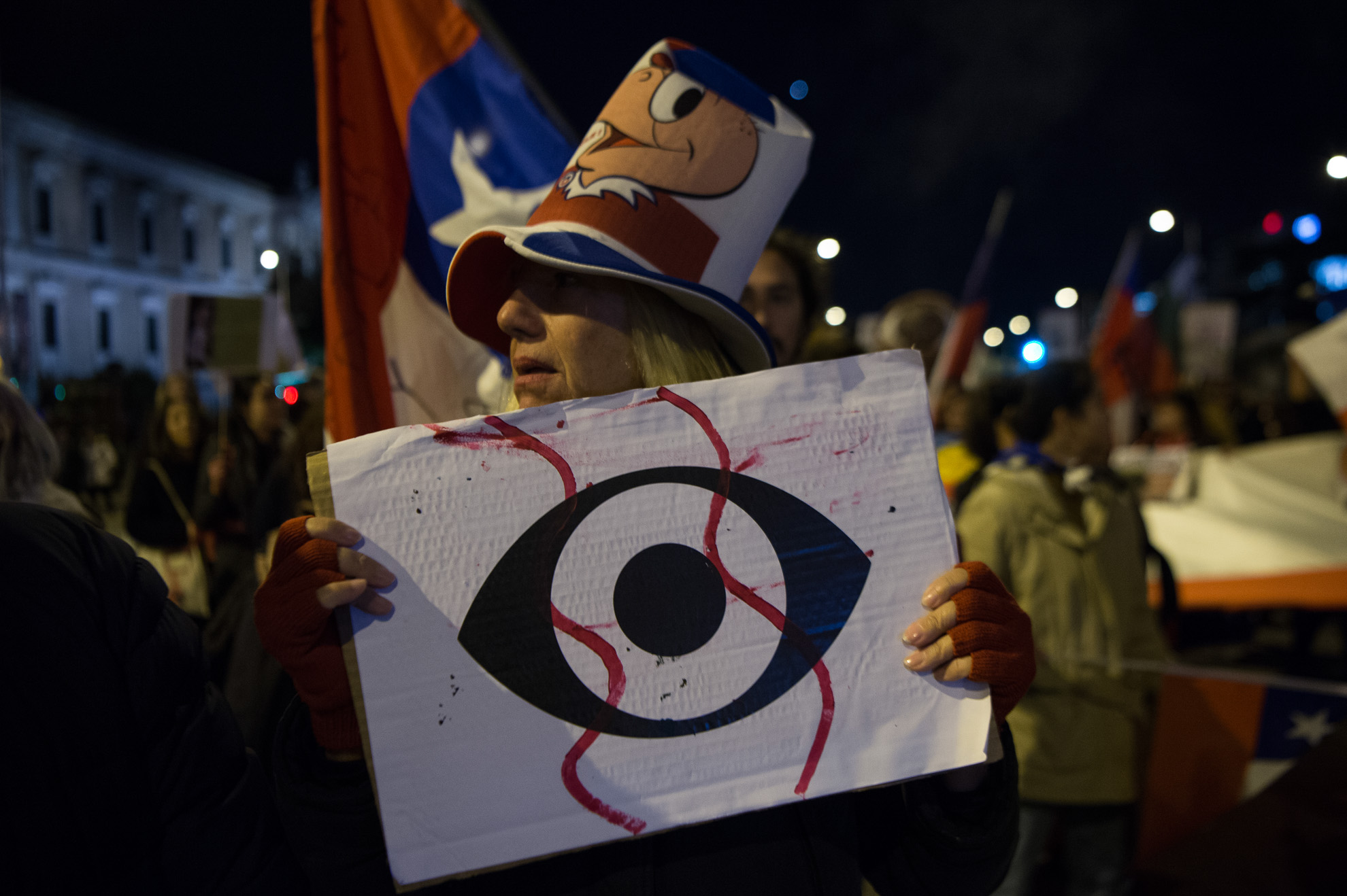 Activistas de todo el mundo protestaron durante la marcha de la COP25.