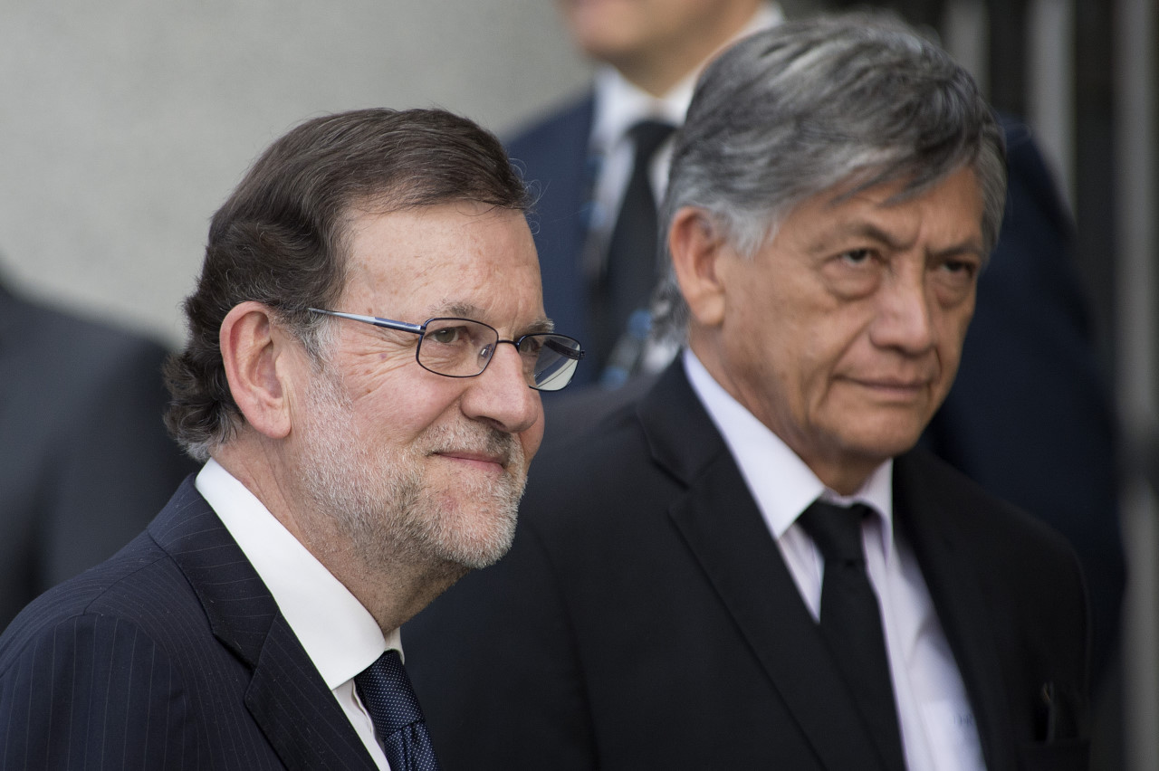Mariano Rajoy durante la misa en honor de las víctimas del terremoto en Ecuador, ocurrido 16 de abril de 2016.