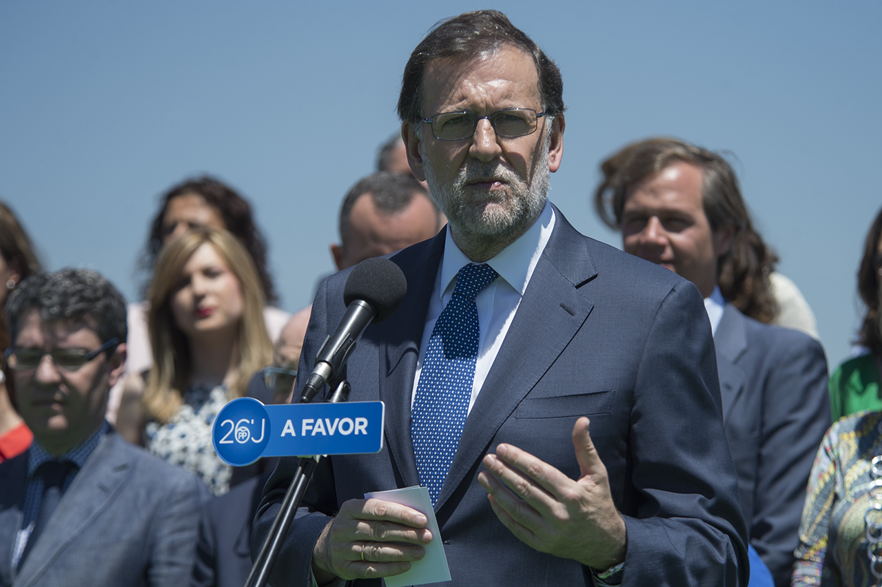 Mariano Rajoy, candidato del Partido Popular para las elecciones 26J