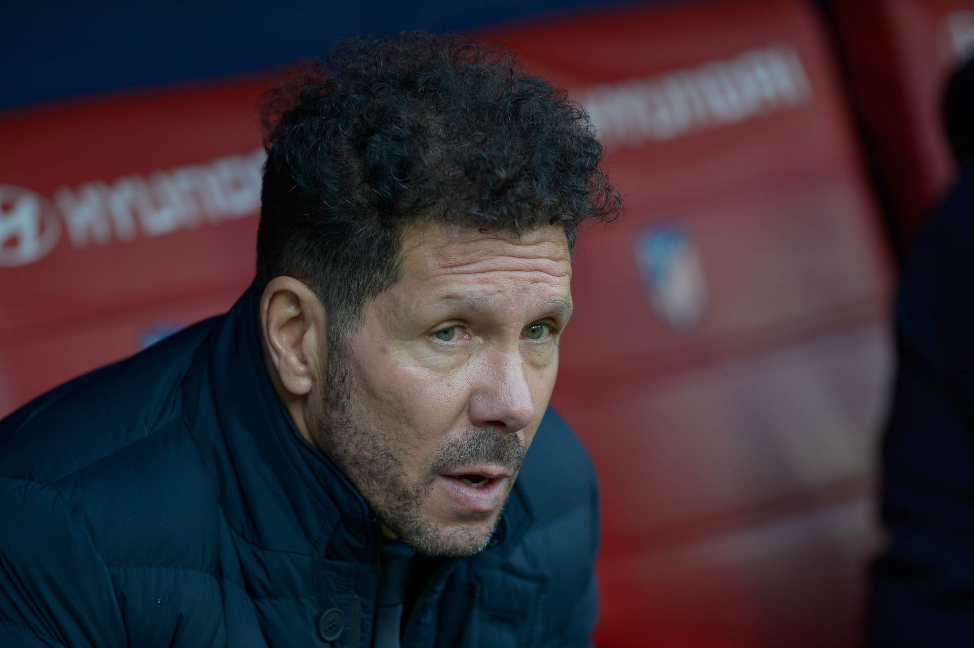 Diego Simeone durante el partido frente al CD Leganés.