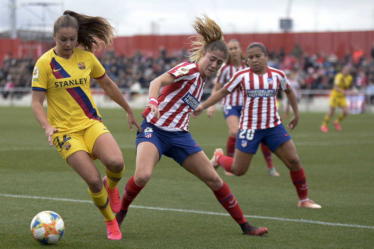 Barcelona y Atlético empataron 0 a 0. 