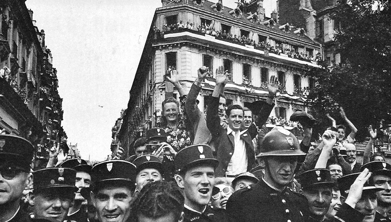 Agosto 26, 1944 - Euforia francesa por la llegada de De Gaulle