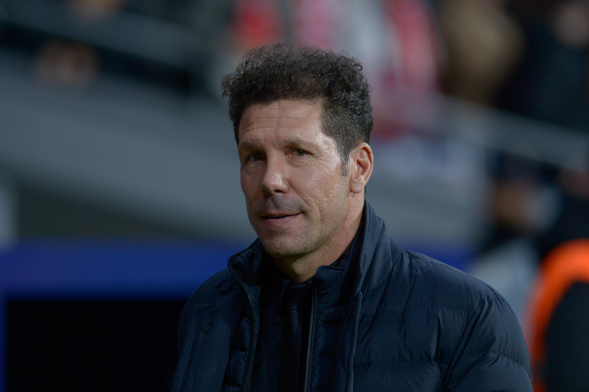 Diego Simeone durante el partido contra el Granada.