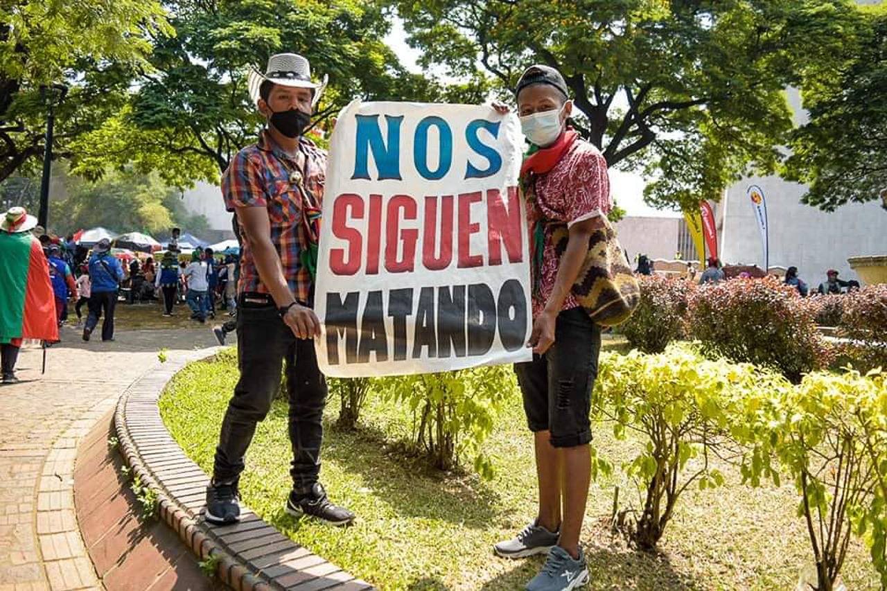 Con La Minga queremos paz y no más muertos.