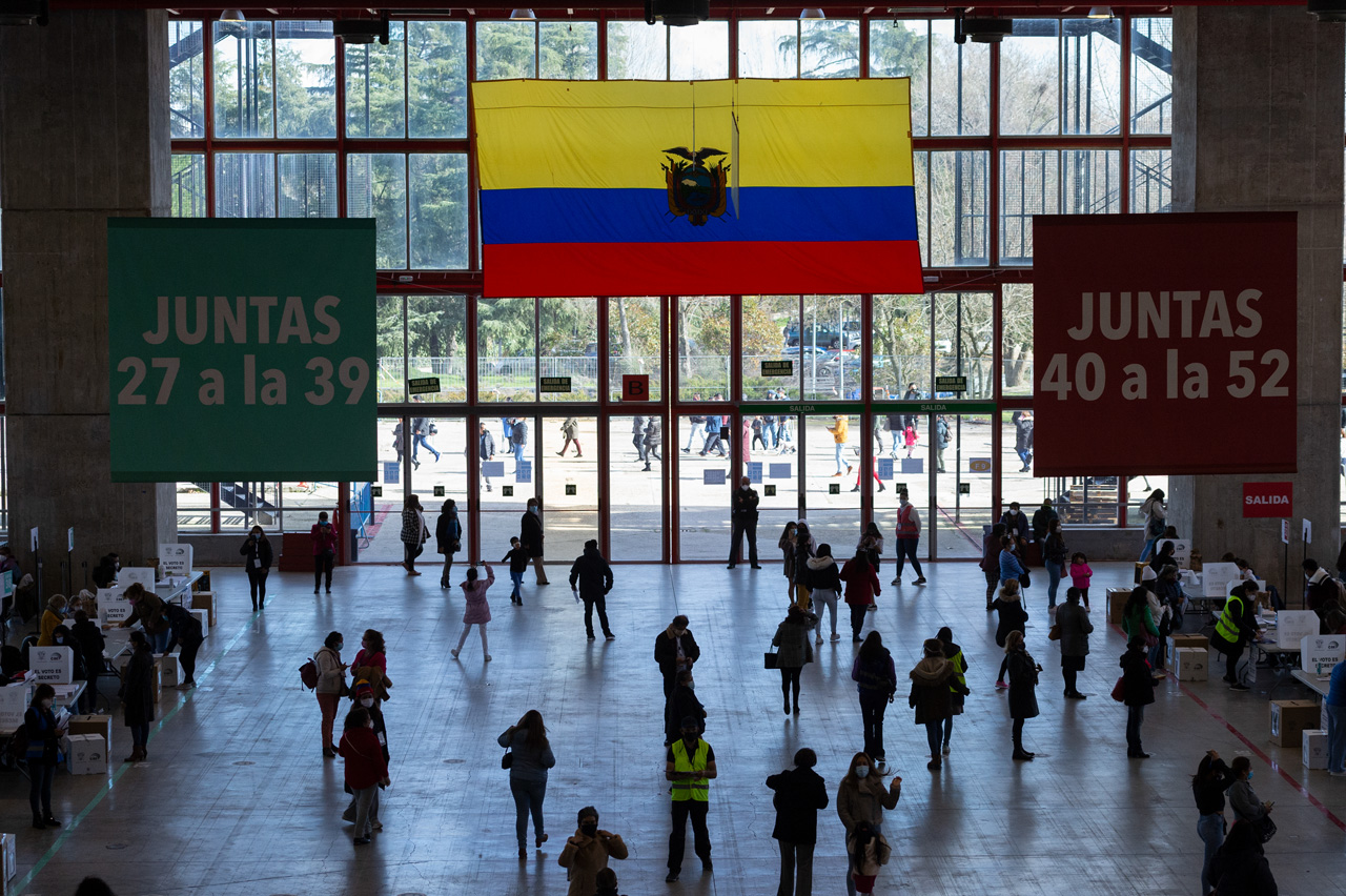 Las elecciones de Ecuador 2021 en Madrid, se realizaron en el Pabellón de Cristal de la Casa de Campo