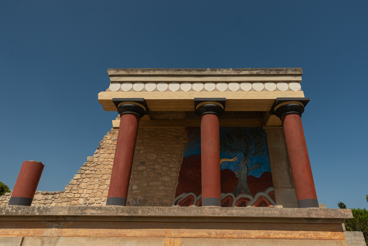 El Palacio minoico de Knossos es la representación de la isla de Creta en todo el mundo.