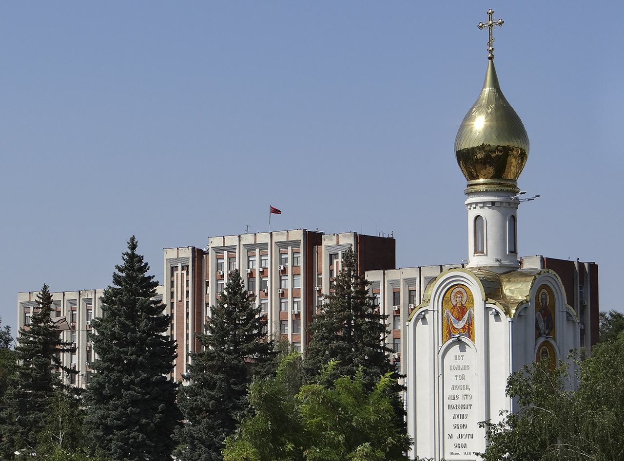 La Basílica ortodoxa de Tiraspol es una de las arquitecturas que representa a la situación geopolítica de lo que Europa del Este y a la preocupación de la OSCE.