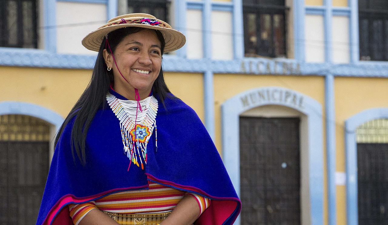 Mamá Mercedes Tunubalá Velasco, Alcaldesa del Municipio de Silvia, Valle del Cauca Colombia