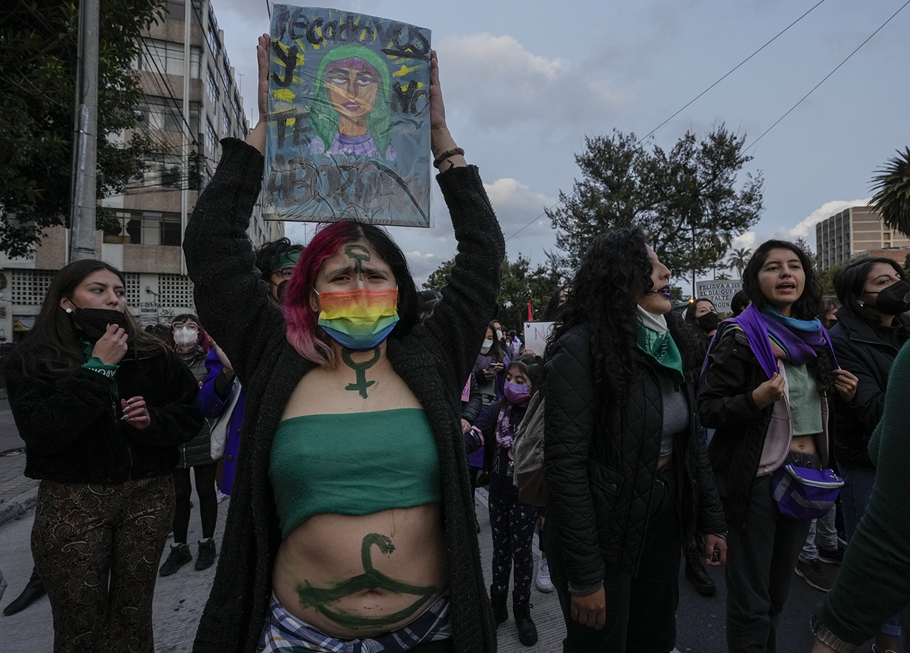 Feminismo ecuatoriano ha mostrado como la ONU, Organización de Naciones, ha señalado la discriminación a la que están sometidas las mujeres en el mundo.