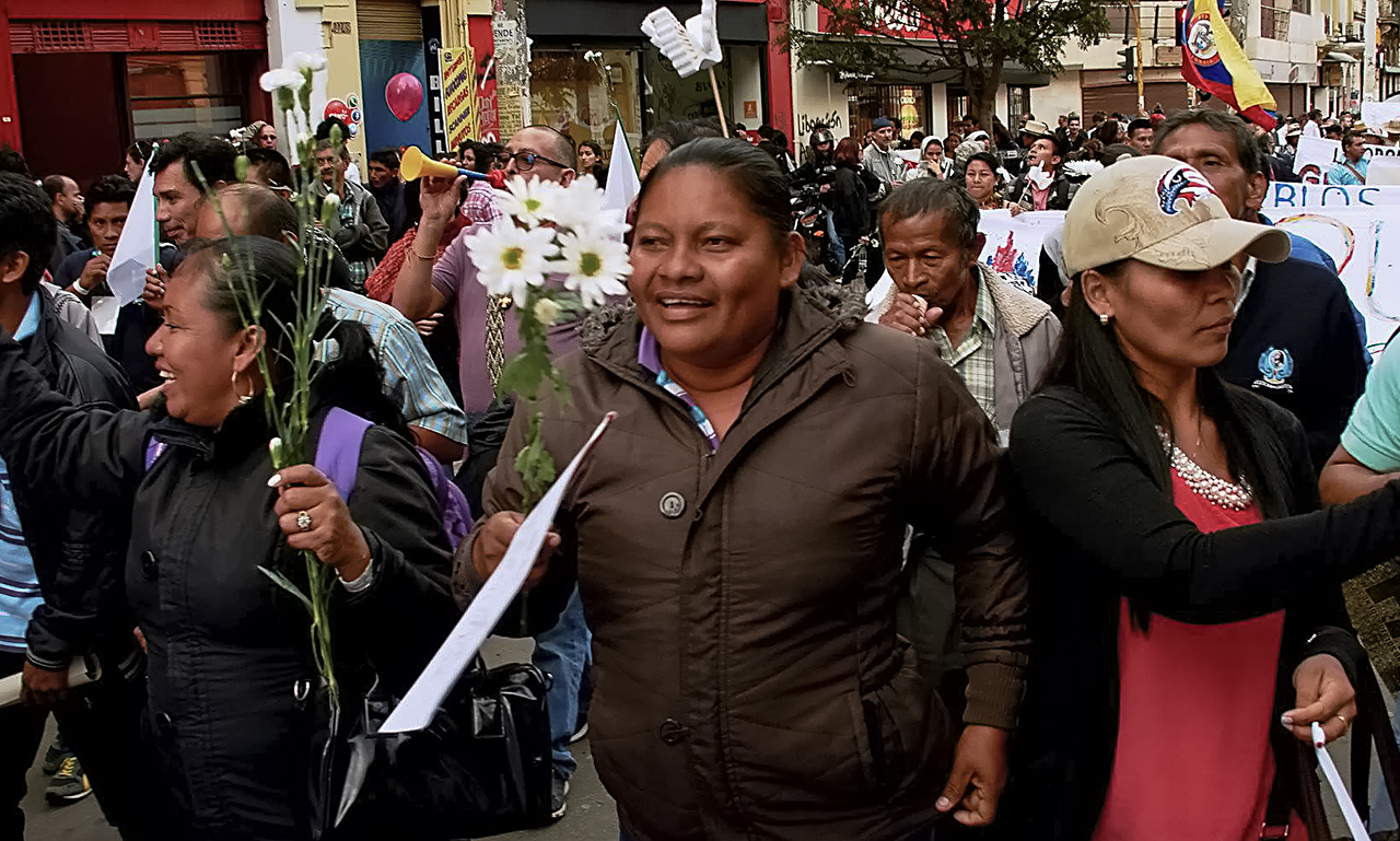 Livia Ahue: El papel de ser líder es un experiencia única y  muy bonita. Desde niña me fui formando en el liderazgo y soñaba en algún momento dirigir mi comunidad.