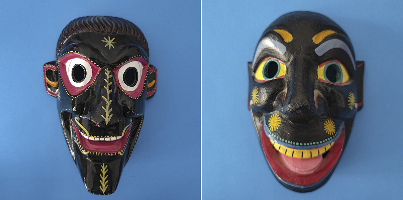 Las máscaras de la Mama Negra son parte del arraigo religioso, ya que se realiza en honor a la Virgen de las Mercedes.