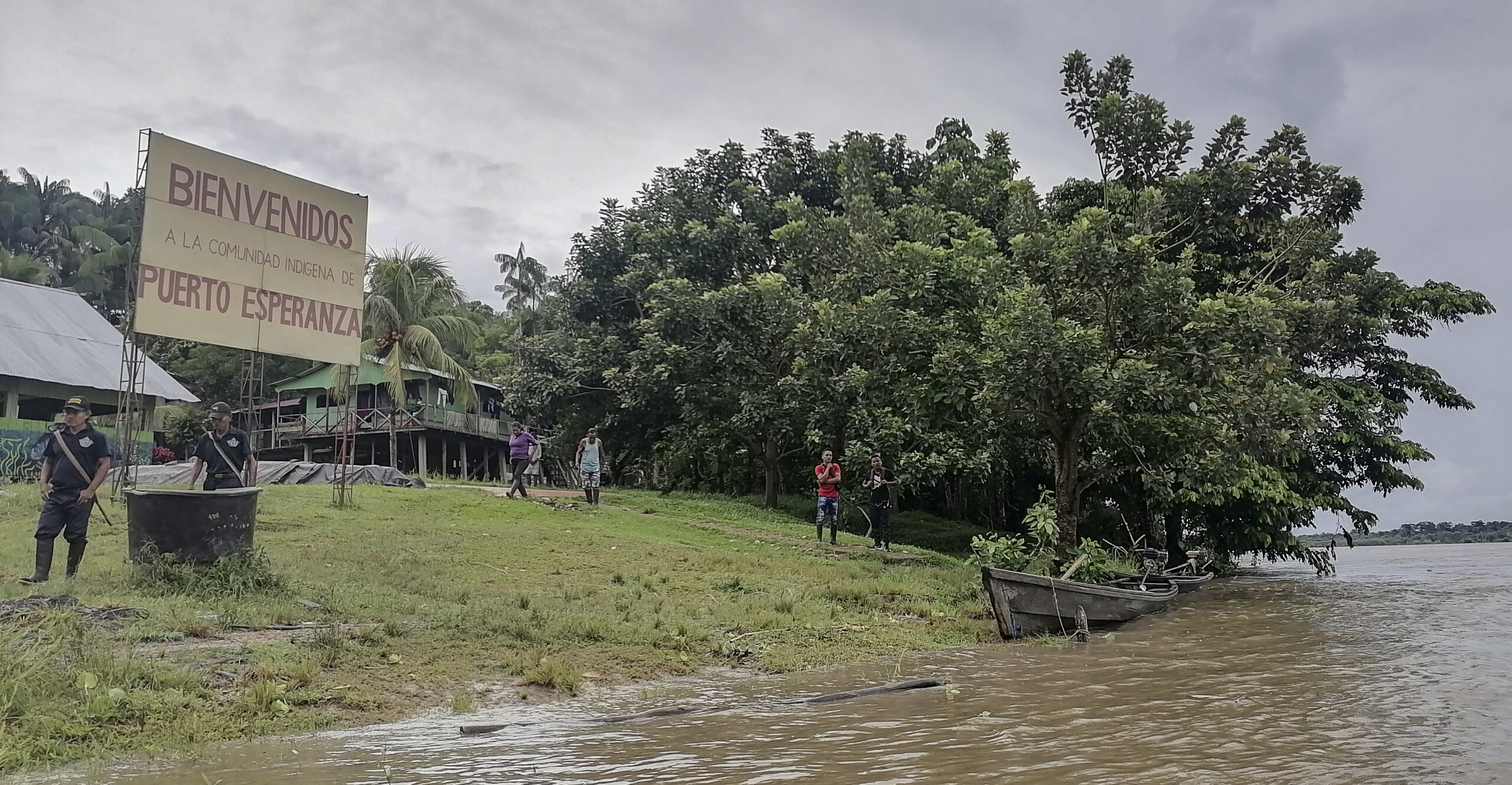 A la nación Ticuna se llega por el Eware hasta el Puerto Esperanza, pueblo donde vive Livia Ahue